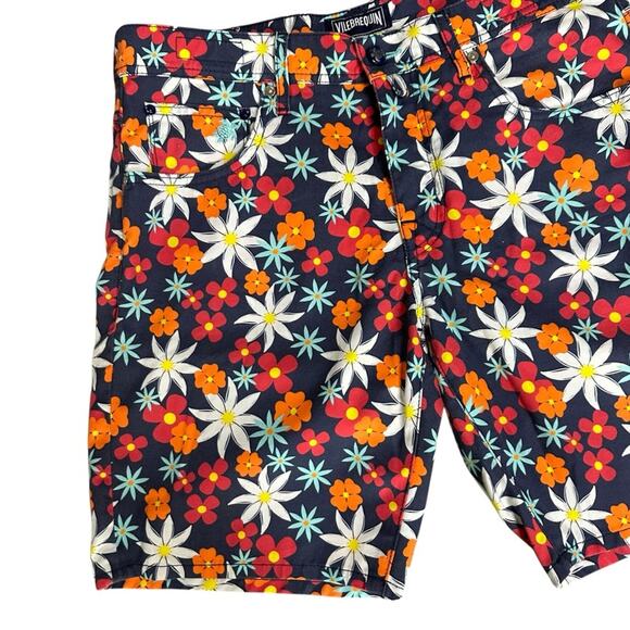Vilebrequin Garonne Floral Shorts Size 34 - Picture 2 of 8